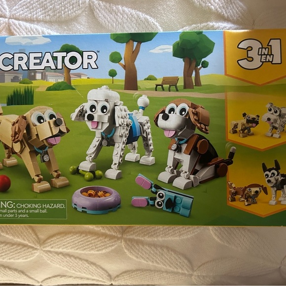 Like New Lego Adorable Dogs 3 in 1 set. Built once. All instructions included. - Picture 1 of 10